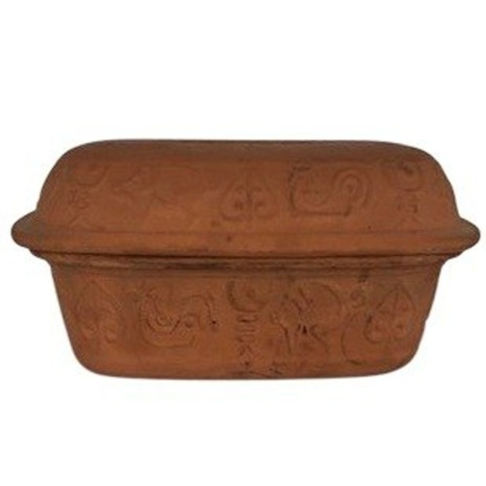 VTG ROMERTOPF #107 Terracotta Clay Baking Dutch Oven Roaster Bay West Germany